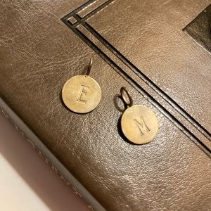 Sterling Silver Letter “E” Charm (E ONLY)